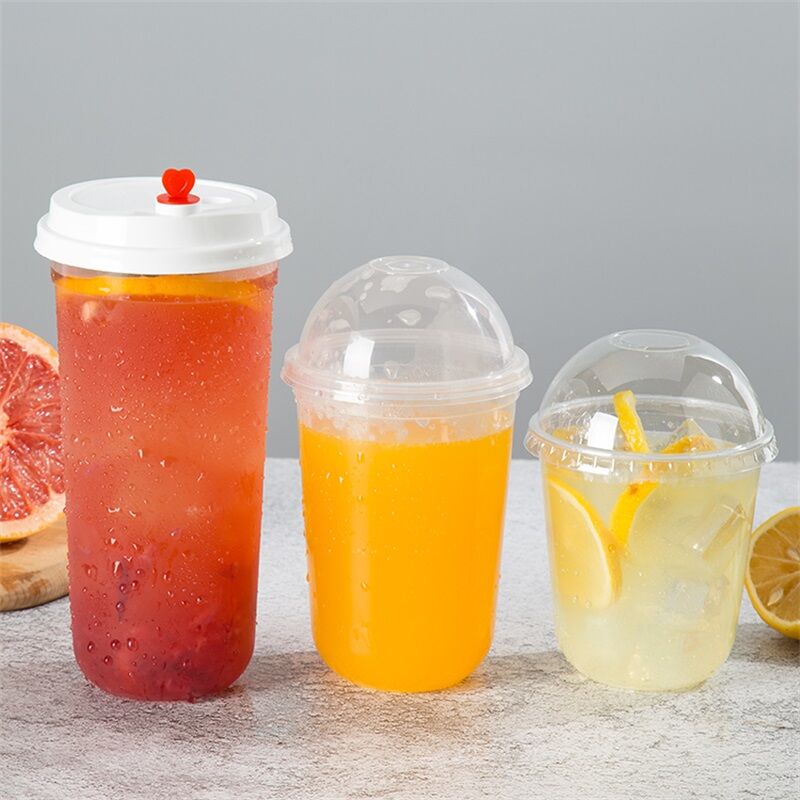U-Shaped Plastic Cup - Vibrant Colors