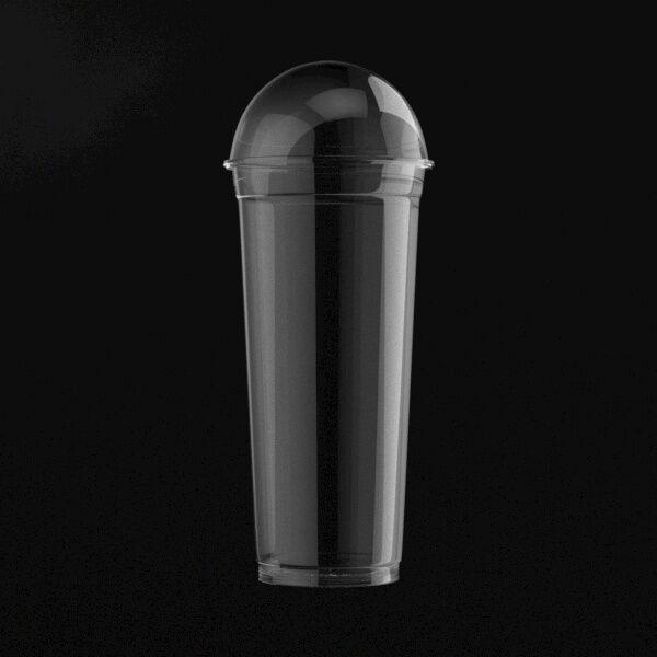 Bubble Tea Cups PP 16oz Manufacture Custom Size - LOKYO